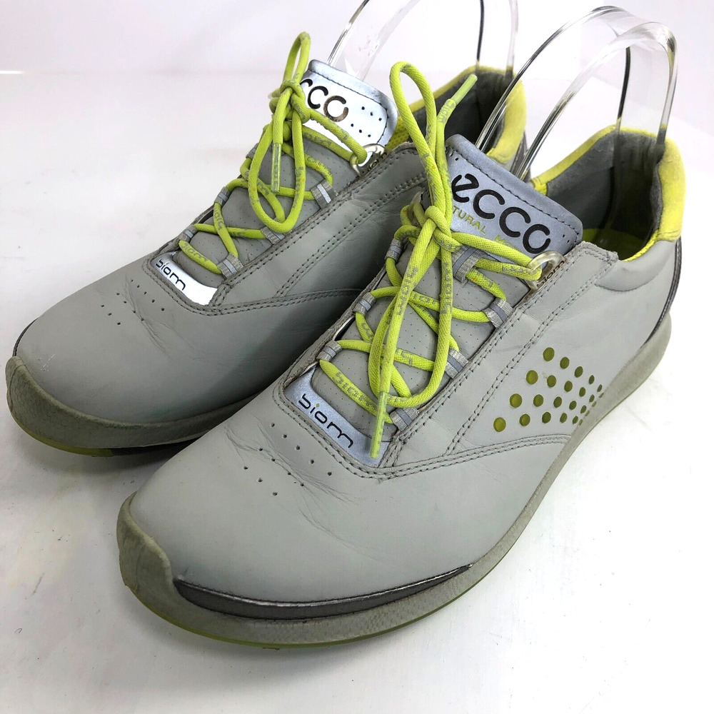 Ecco Golf Hydromax Spikeless Women's 40 EUR Training Lace Up Sneakers Shoes Gray